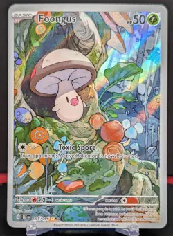 Pokemon Foongus #095/086 English Black Bolt Illustration Rare - Image 1