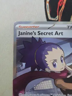 Pokemon Janine's Secret Art 088/064 Ultra Rare Full Art Holo Shrouded Fable - NM - Image 3