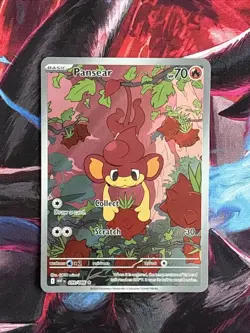 🔥Pokemon Pansear - Illustration Rare Holo SV: White Flare 2025 099/086 NM+🔥 - Image 1
