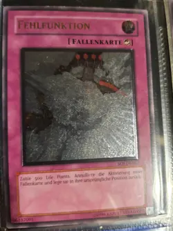 Fehlfunktion Ultimate Rare Yugioh Karte SOI Deutsch - Top Zustand Toploader - Image 1