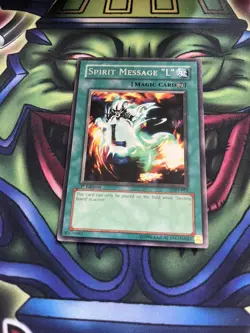Yugioh Spirit Message L LON-092 Rare 1st Edition LON Labyrinth Of Nightmares LP - Image 1