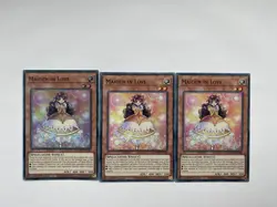 3 x MZMU-EN020 Maiden in Love Super Rare 1st Edition YuGiOh - Image 1
