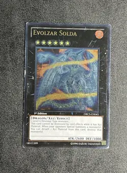 Yugioh Evolzar Solda Ultimate Rare (UTR) ORCS-EN045 1st Edition - Image 1