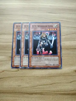 Yu-Gi-Oh! - D.D. Warrior Lady 3X - Complete Playset - Image 1