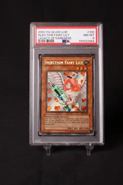 PSA 8 Injection Fairy Lily LOD-100 Legacy of Darkness Unlimited Yu-Gi-Oh! TCG - Image 2