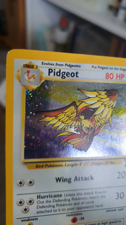 Pidgeot 14/130 Holo Swirl - Base Set 2 - Pokemon Card - Lightly Played - Image 2