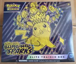 Factory Sealed Surging Sparks ETB Pokemon TCG Scarlet & Violet Elite Trainer Box - Image 1