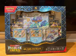 Pokemon Paldean Fates Scarlet & Violet / Quaquaval ex / New never opened - Image 1