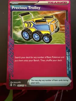 Pokemon Precious Trolley 185/191 Holo ACE SPEC Rare: Surging Sparks English M/NM - Image 1