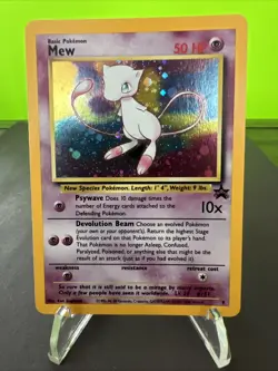 Mew Holo Black Star Promo #9 Pokemon TCG Vintage WOTC Promo - Image 1