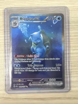 2023 Pokemon 151 Blastoise EX Special Illustration Rare MEW-EN 151 #200/165 - Image 1