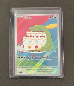 Pokemon TCG Gulpin 154/142 Holo Illustration Rare Stellar Crown NM - Image 3