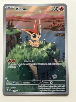 Victini 208 - Pokemon TCG - Scarlet & Violet Full Art Black Star Promo Holo - Image 1