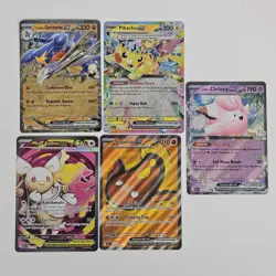 Pokemon TCG Ascended Heroes EX Lot Pikachu Stunfisk Garchomp Audino Clefairy - Image 1