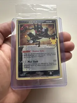 Pokemon TCG Greninja Gold Star SWSH144 Celebrations Black Star Promo SEALED 📈🔥 - Image 4