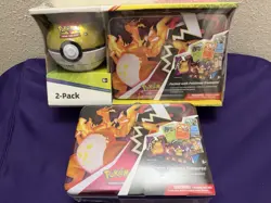 Pokemon Charizard Collectors Chest Tin Lunchbox/ Poke Ball Plus Second Chest!!! - Image 1