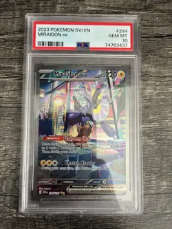 2023 POKEMON SV BASE SPECIAL ILLUSTRATION RARE 244 MIRAIDON ex PSA GEM MT 10 - Image 1
