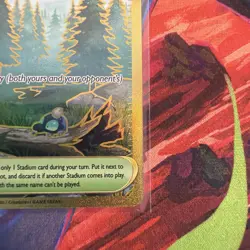 Gravity Mountain 250/191 Surging Sparks Gold Secret Rare Pokemon TCG NM/MINT - Image 4