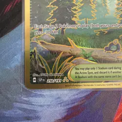Gravity Mountain 250/191 Surging Sparks Gold Secret Rare Pokemon TCG NM/MINT - Image 5