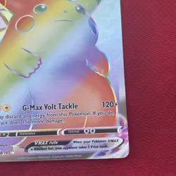 Pokemon TCG Vivid Voltage Pikachu VMAX Rainbow Rare #188/185 Secret Rare NM-M! - Image 2