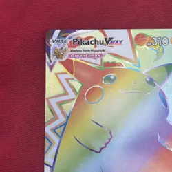 Pokemon TCG Vivid Voltage Pikachu VMAX Rainbow Rare #188/185 Secret Rare NM-M! - Image 3