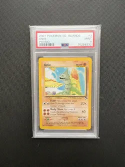 Onix 6/18 PSA 9 Vintage Southern Islands Promo Pokemon TCG - Image 1