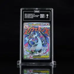 2025 Pokemon Phantasmal Flames Mega Charizard X EX Black Star Promo TAG 9 (943) - Image 1