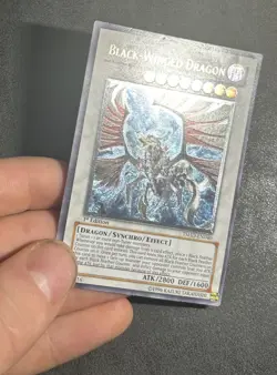 Yu-Gi-Oh Black-Winged Dragon TSHD-EN040 Ultimate Rare UTR 1st Edition - Image 4