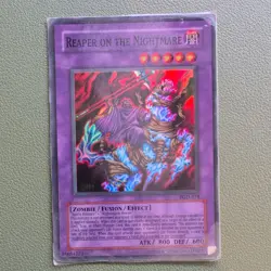 Reaper on the Nightmare Unl Ed Super Rare PGD-078 Yu-Gi-Oh! laminated - Image 1