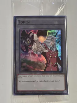 Pegasus & Toon Summoned Skull TKN5-EN032 Doom of Dimensions Yugioh Token SEALED - Image 1