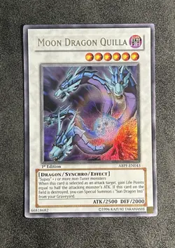 Yugioh Moon Dragon Quilla ABPF-EN043 Ultra Rare 1st Edition Absolute Powerforce - Image 1