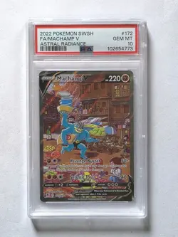 PSA 10 Machamp V 172/189 Astral Radiance Alt Art Graded Pokemon Card GEM MINT - Image 1