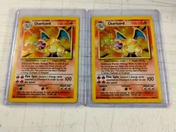 pokemon charizard holo 95,96,98 cards in cellophane never played! - Image 1