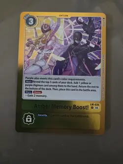 Digimon Card Game Amber Memory Boost! LM-035 NM - Image 2