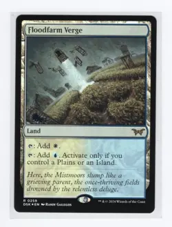 Floodfarm Verge | FOIL | NM | MTG | 0259 | Rare | DSK - Duskmourn - Image 1