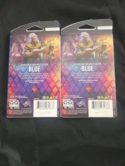 MTG - Adventures in the Forgotten Realms Theme Booster Pack - Blue New Lot Of 2 - Image 2