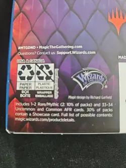 MTG - Adventures in the Forgotten Realms Theme Booster Pack - Blue New Lot Of 2 - Image 4