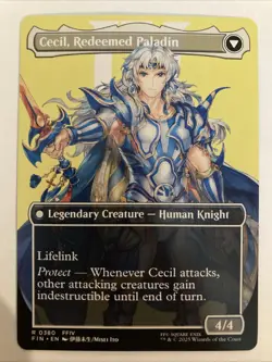 MTG Cecil, Dark Knight (Borderless) Normal NM FINAL FANTASY Magic 380 - Image 2
