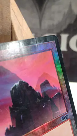 MTG Mountain FOIL Arena Promo, Urza's Saga, Magic the Gathering 1998 - Image 2