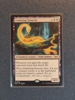 MTG Enduring Tenacity - Duskmourn: House of Horror - DSK - NM+ Condition - Image 1