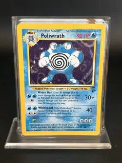 Poliwrath Base Set 2 Holo Rare 15/130 - Pokemon Card English - Image 1