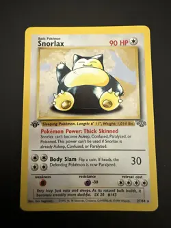 Pokemon TCG Snorlax Jungle 27/64 1st Edition Near Mint! - Image 1