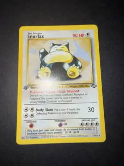 Pokemon TCG Snorlax Jungle 27/64 1st Edition Near Mint! - Image 3
