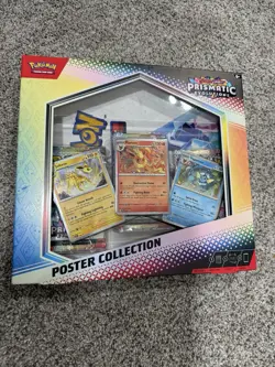 NEW Pokemon TCG Scarlet & Violet Prismatic Evolutions Poster Collection Box - Image 1