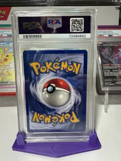 1999 POKEMON BASE SET UNLIMITED #7 HITMONCHAN-HOLO PSA 6 - Image 2