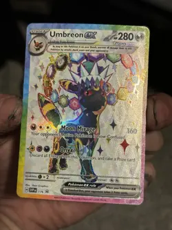 Pokemon Prismatic Evolutions Umbreon ex 176 SVP176 Figure Collection Promo NM - Image 2