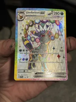 Pokemon Prismatic Evolutions Umbreon ex 176 SVP176 Figure Collection Promo NM - Image 4