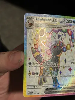 Pokemon Prismatic Evolutions Umbreon ex 176 SVP176 Figure Collection Promo NM - Image 5