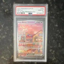 Pokemon TCG Mew ex #053 Promo Full Art Holo EX Scarlet & Violet PSA 10 - Image 1