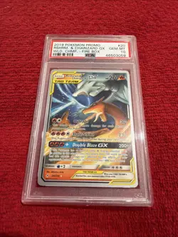 2019 Pokemon Promo Rshrm. Charizard Gx Wld. Chmp. Fire Box #20 PSA 10 - Image 3